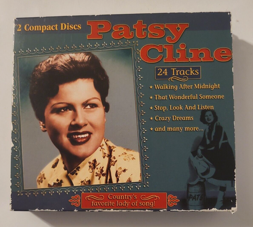 Patsy Cline - Country's Favorite Lady of Song (2-CD Set) 24 Tracks